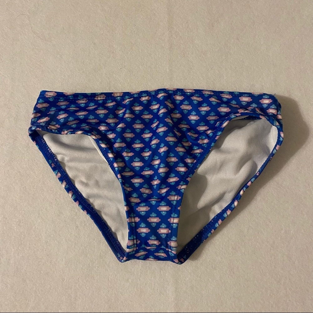 Gymboree Bikini Small  5/6Blue white polka dots girls bikini bottoms